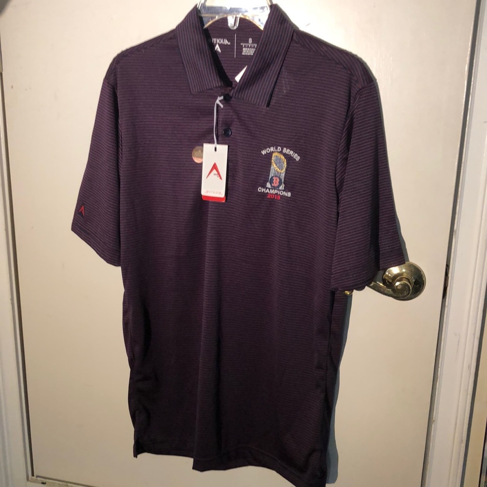 Boston Red Sox MLB Antigua 2018 World Series Champions Polo Shirt Men’s Small